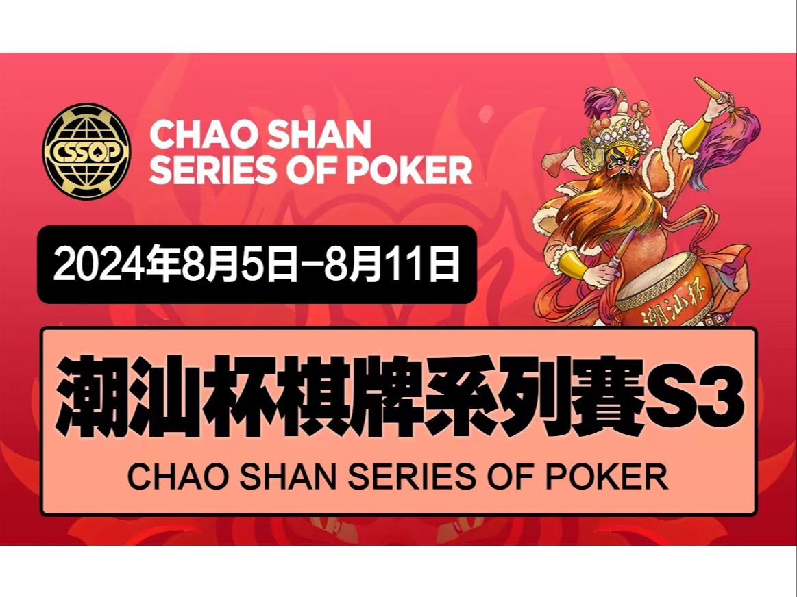 2024CSSOP·万商隆·潮汕杯棋牌系列赛S3-神秘礼盒开幕赛Day1B(快速赛)