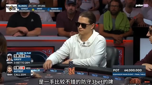 ChangPoker解说WSOP 主赛事大神们出局手牌 _ 三手气质punt _ Kristen Foxen _ Brain Kim _ Lena 900
