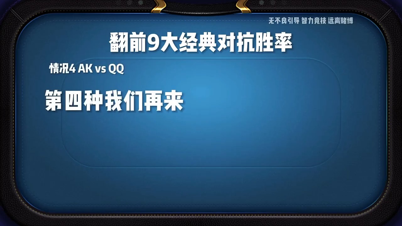 紧弱于的个人秀，“9大经典对抗胜率”