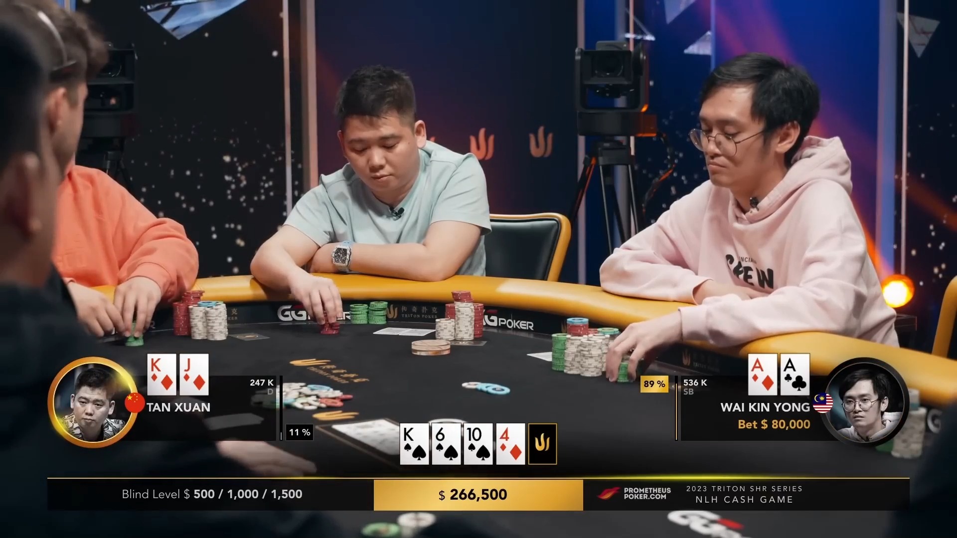 传奇扑克越南站现金桌德州扑克（三）