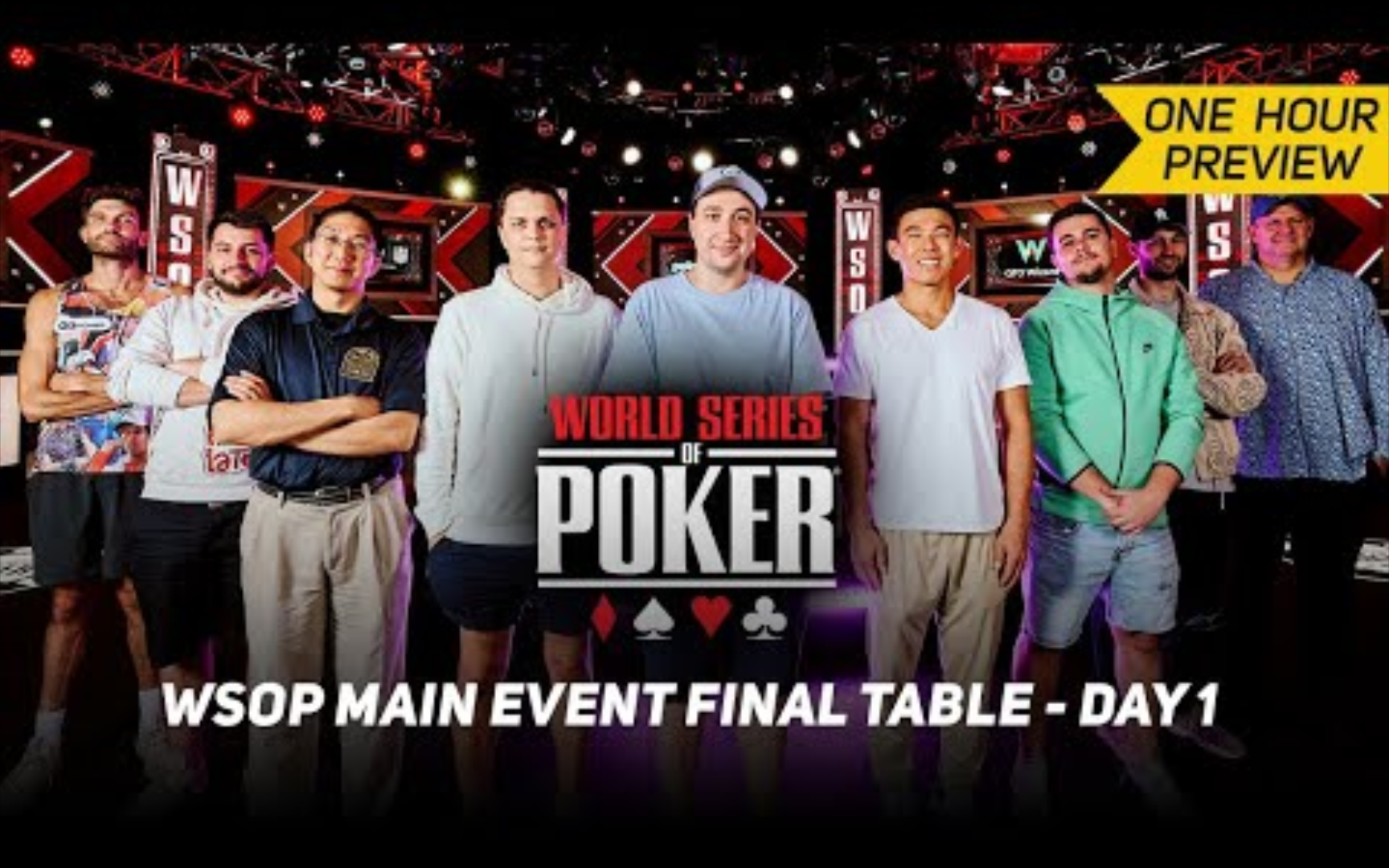 【2024WSOP 主赛事】Final Table