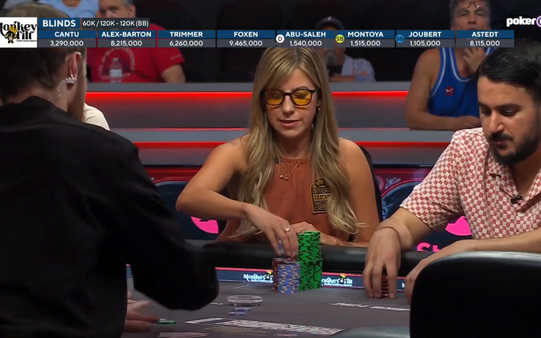 【2024WSOP 主赛事】Foxen夫人偷了Lena900一把大鸡