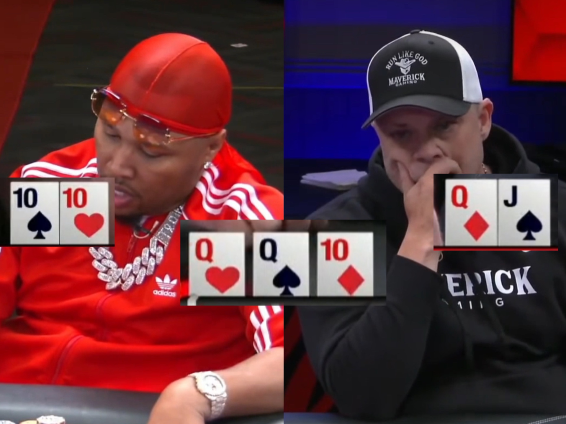 Curtis天葫芦也能输？Garrett多次河牌河牌超池下注 Bally live第二集（完） 德州扑克