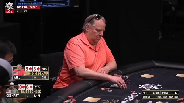 WSOP冠军赛洛杉矶金手链比赛（第三部分）