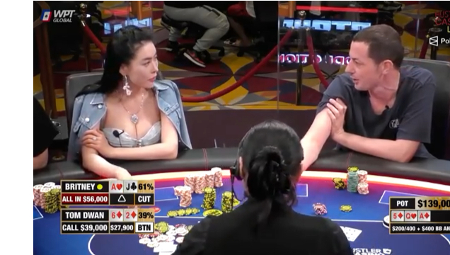 德州扑克 发不出来方片的Tom Dwan。