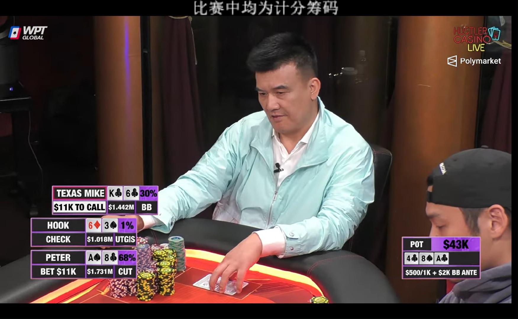 HCL 百万买入现金桌 03    PETER偷鸡被抓