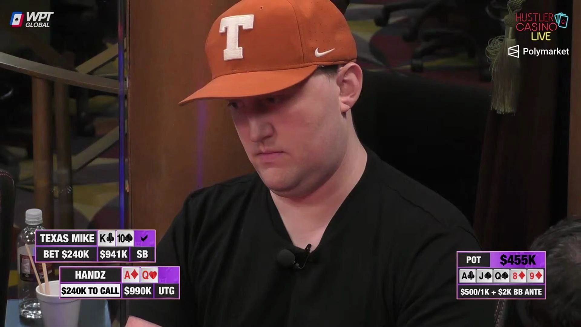小黄帽开始展现真正的技术：HCL百万美金现金桌5.28 part2. TOM DWAN，PETER，DAN，小黄帽