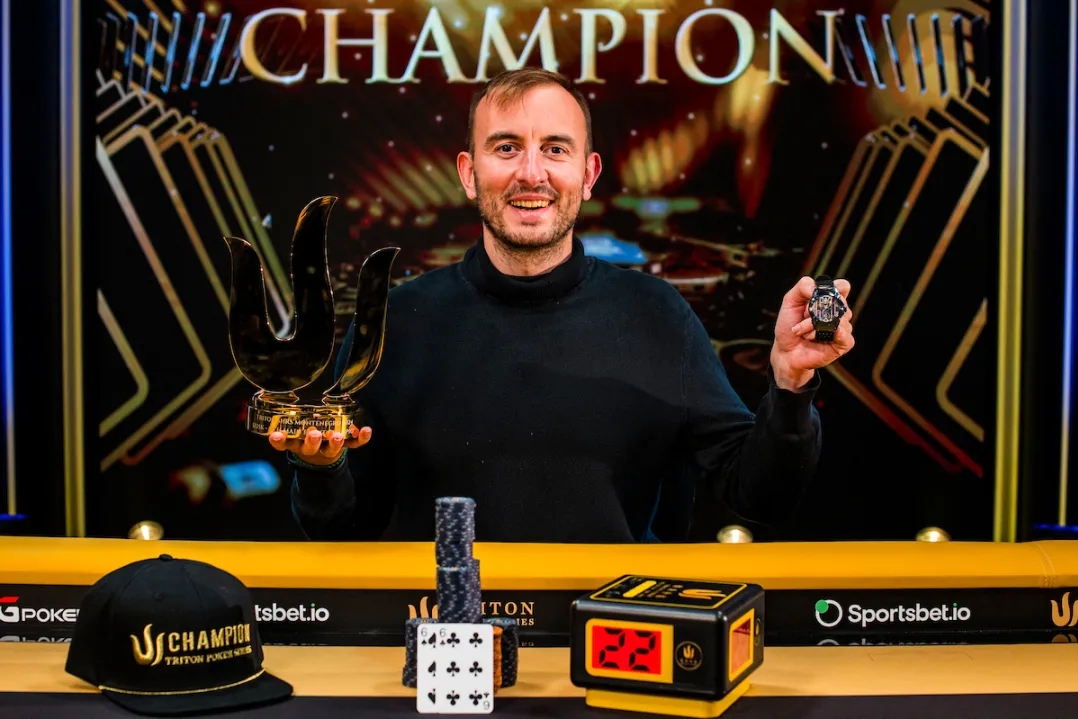 传奇扑克黑山主赛事冠军🏆白俄罗斯玩家Mikalai Vaskaboinikau