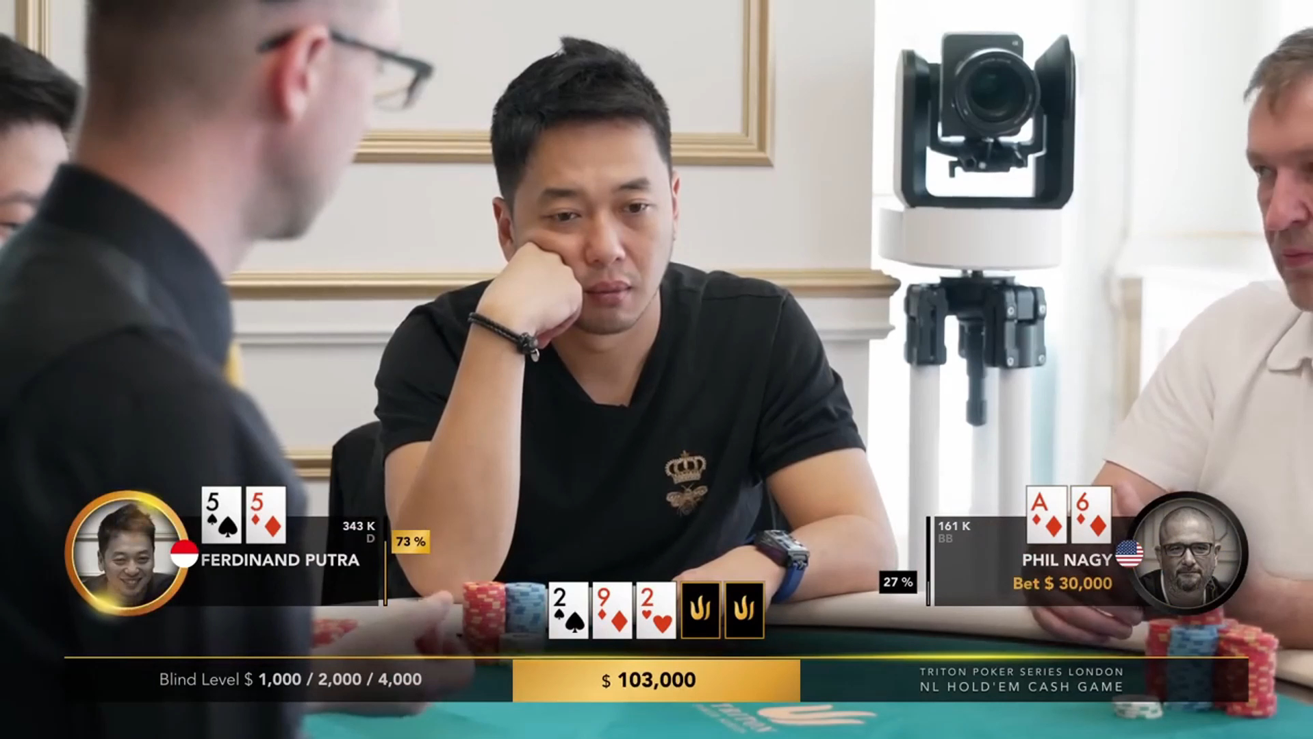 谭老板在气质这块没输过：传奇扑克2023伦敦站cash game.part 1