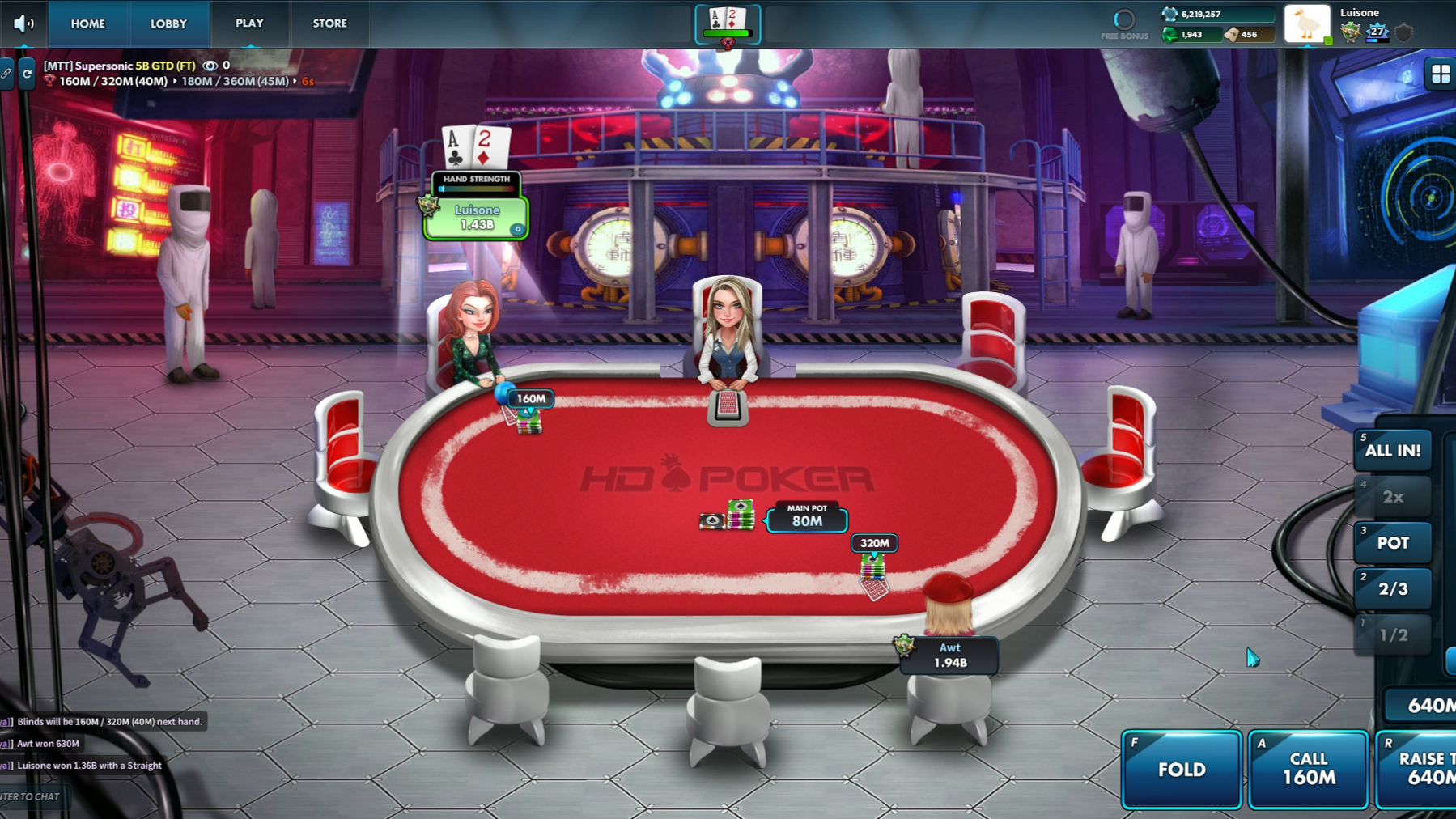 HD Poker | 5B锦标赛苟到了决胜桌