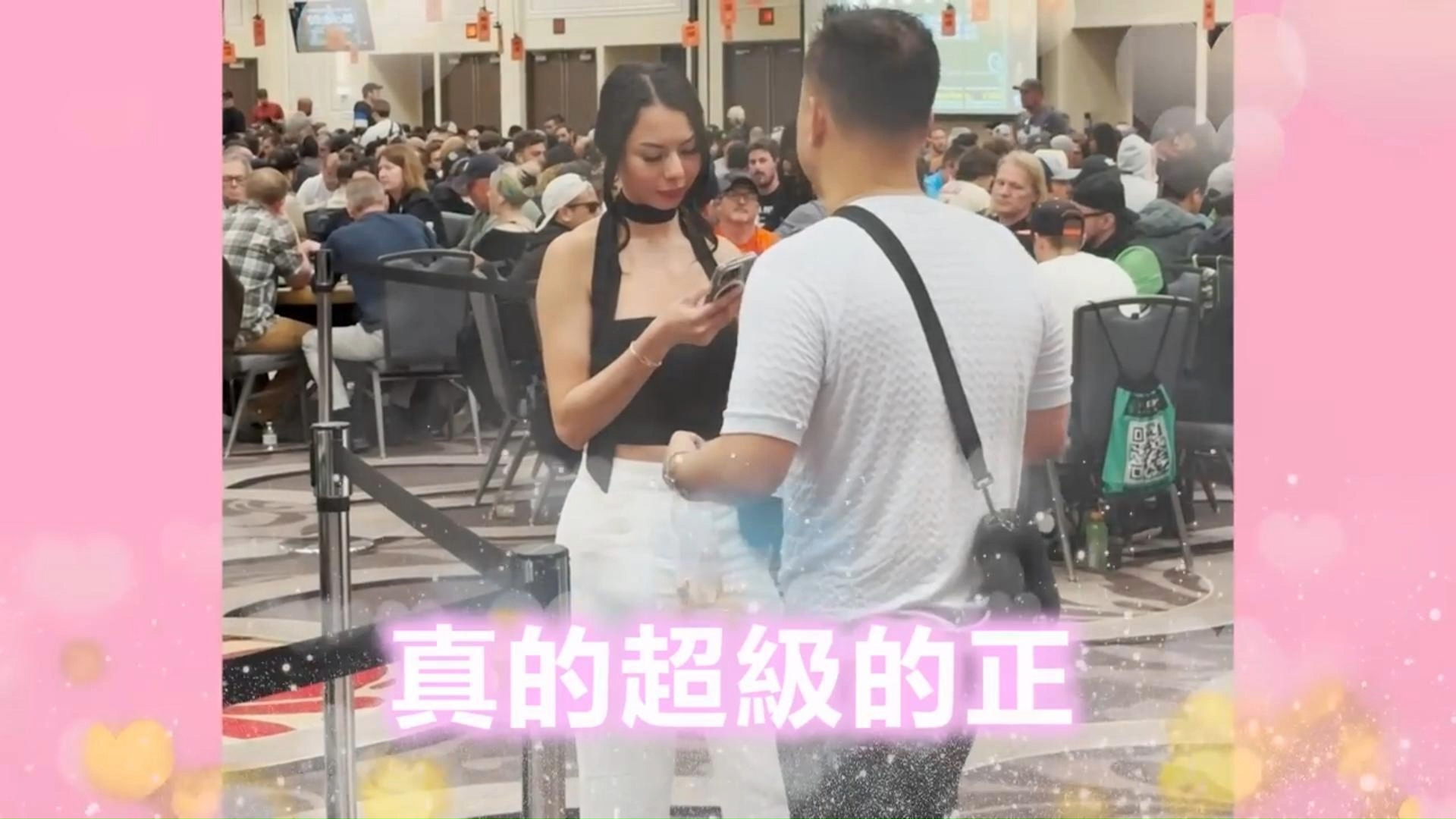 手拿AA对手看到美女竟然就直接ALL IN 喷射了!