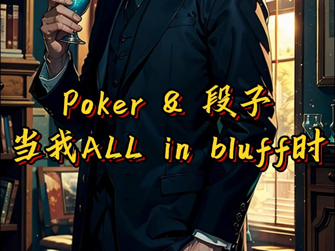 当我all in bluff时