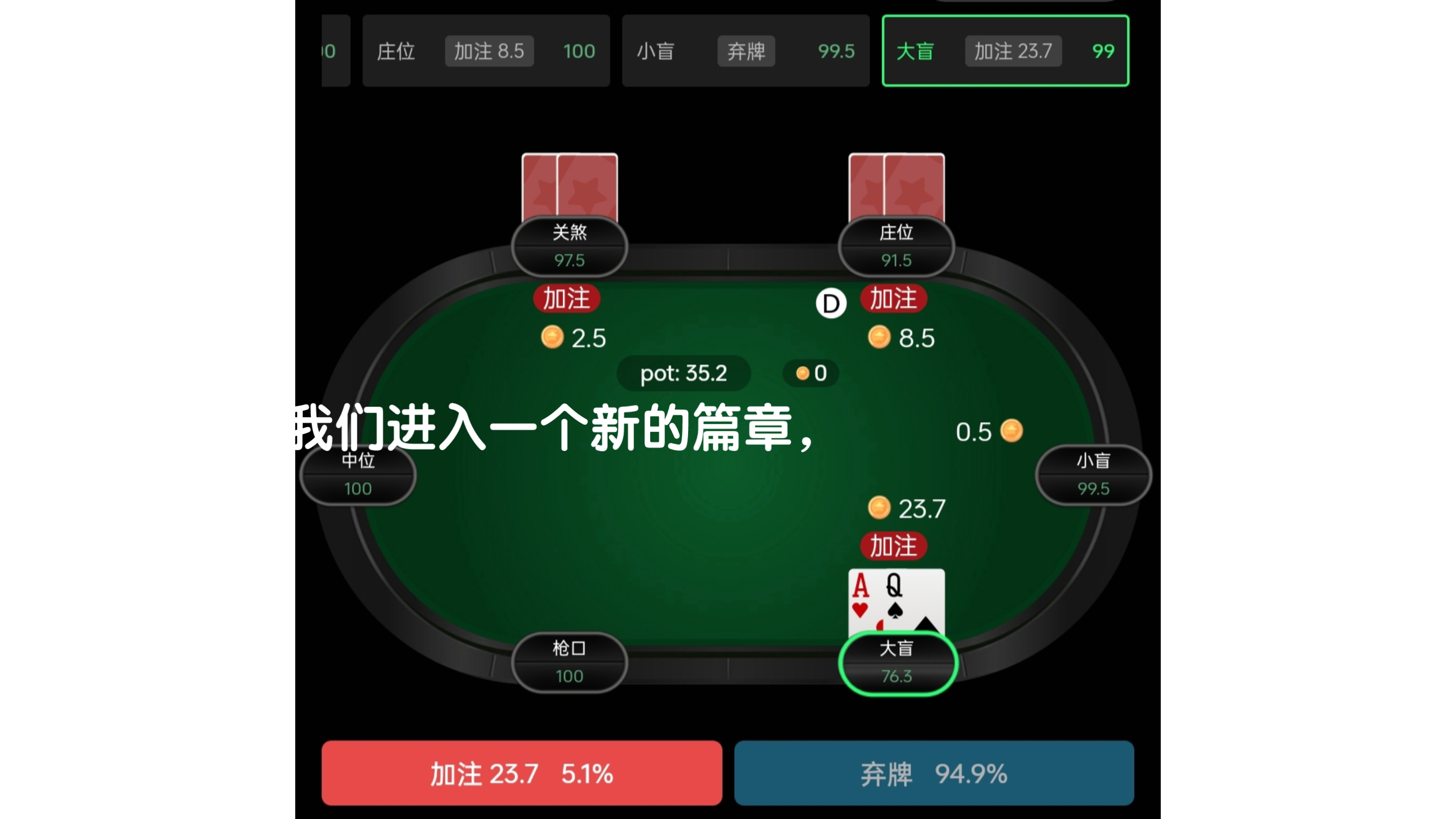 无限注德州策略