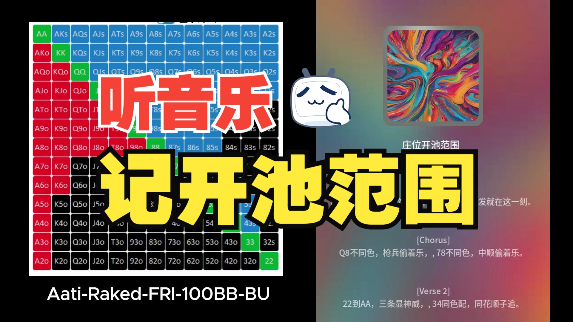 【AI音乐】BU开池范围