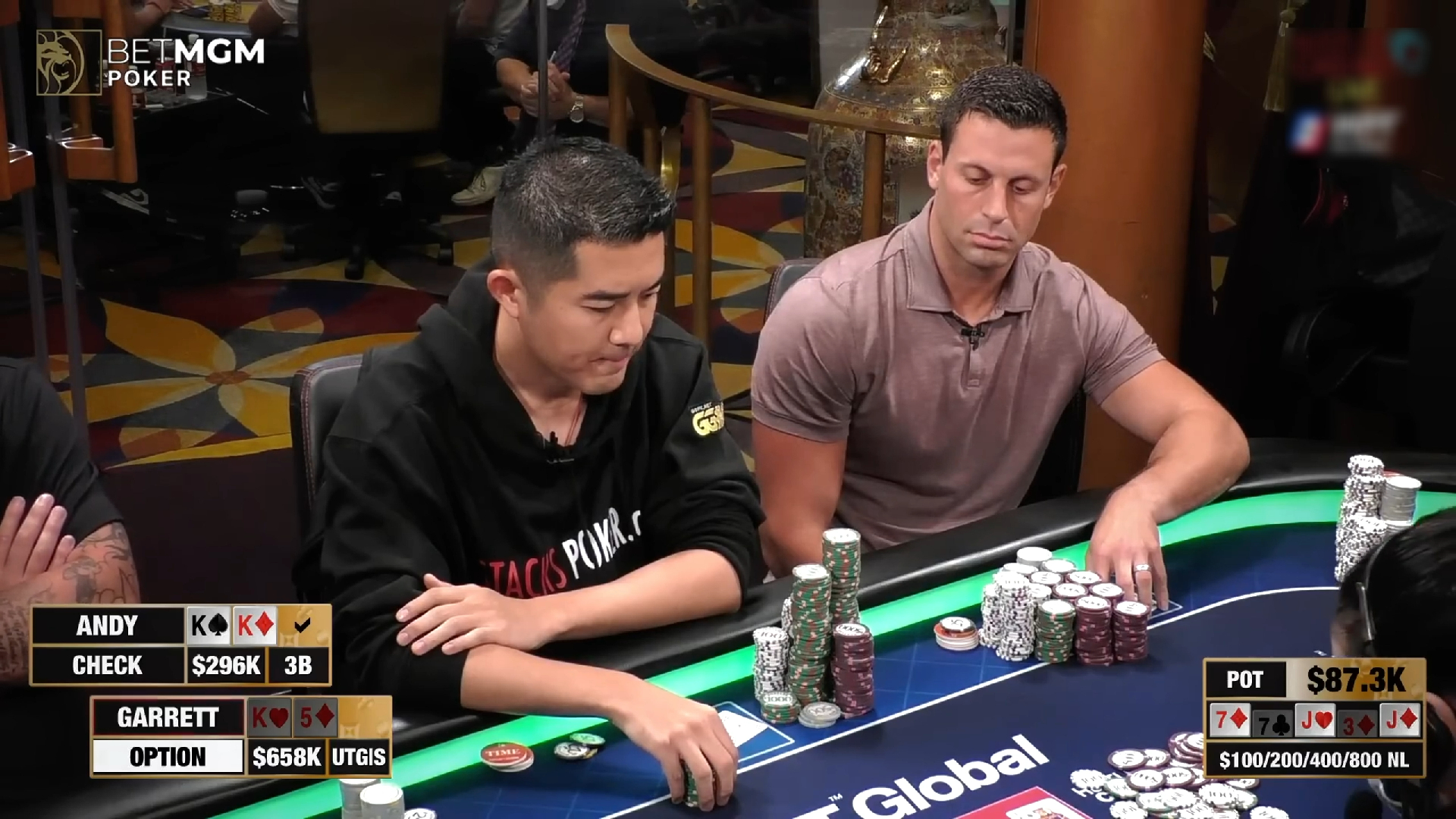 【hulster】面对河底$297000的咋呼！盖哥 VS ANDY