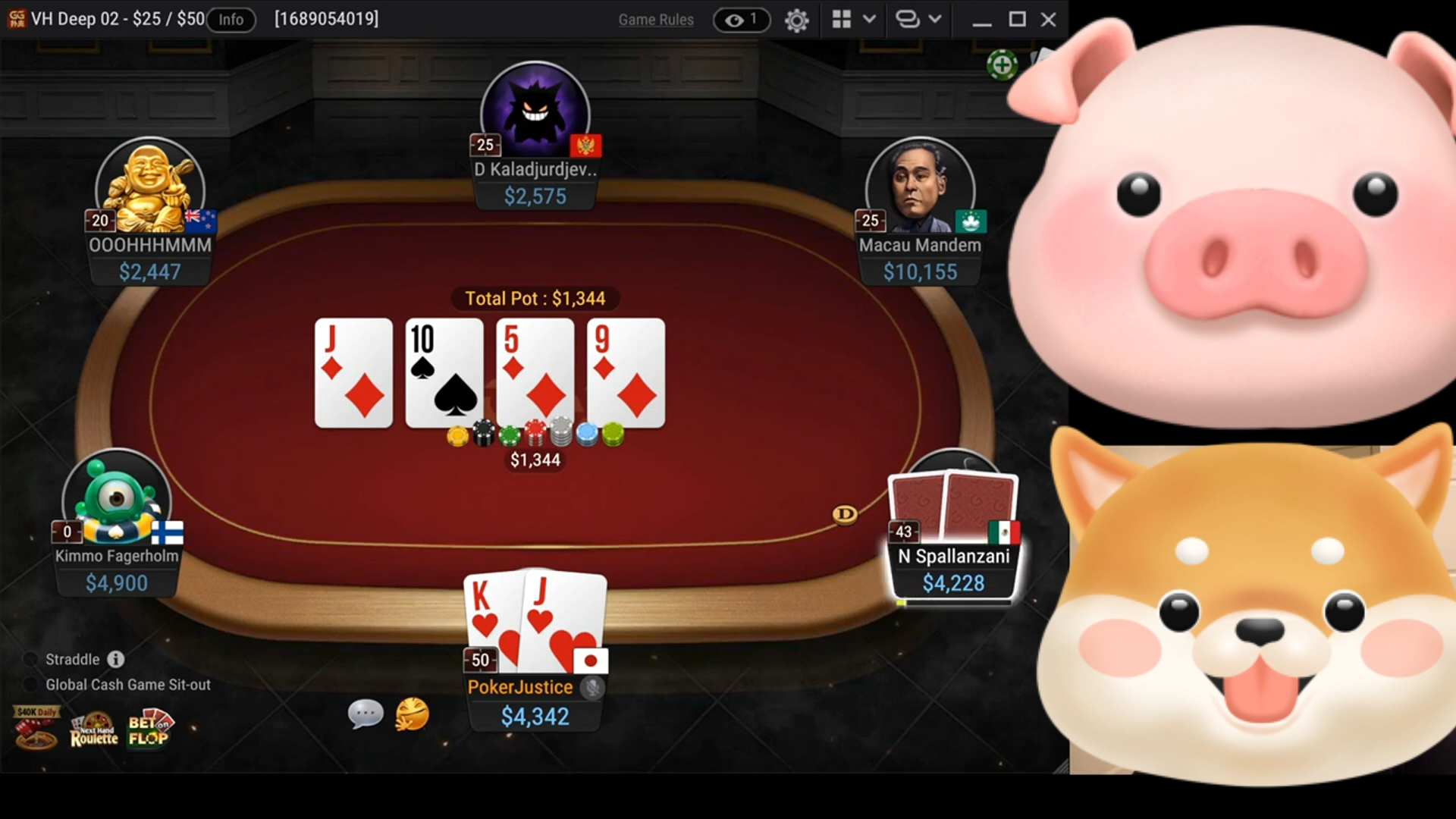 PokerJusticeNL5000大级别纪录片！