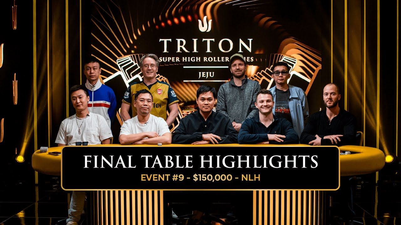 传奇扑克2024济州岛站 Event9 150K 决赛桌集锦