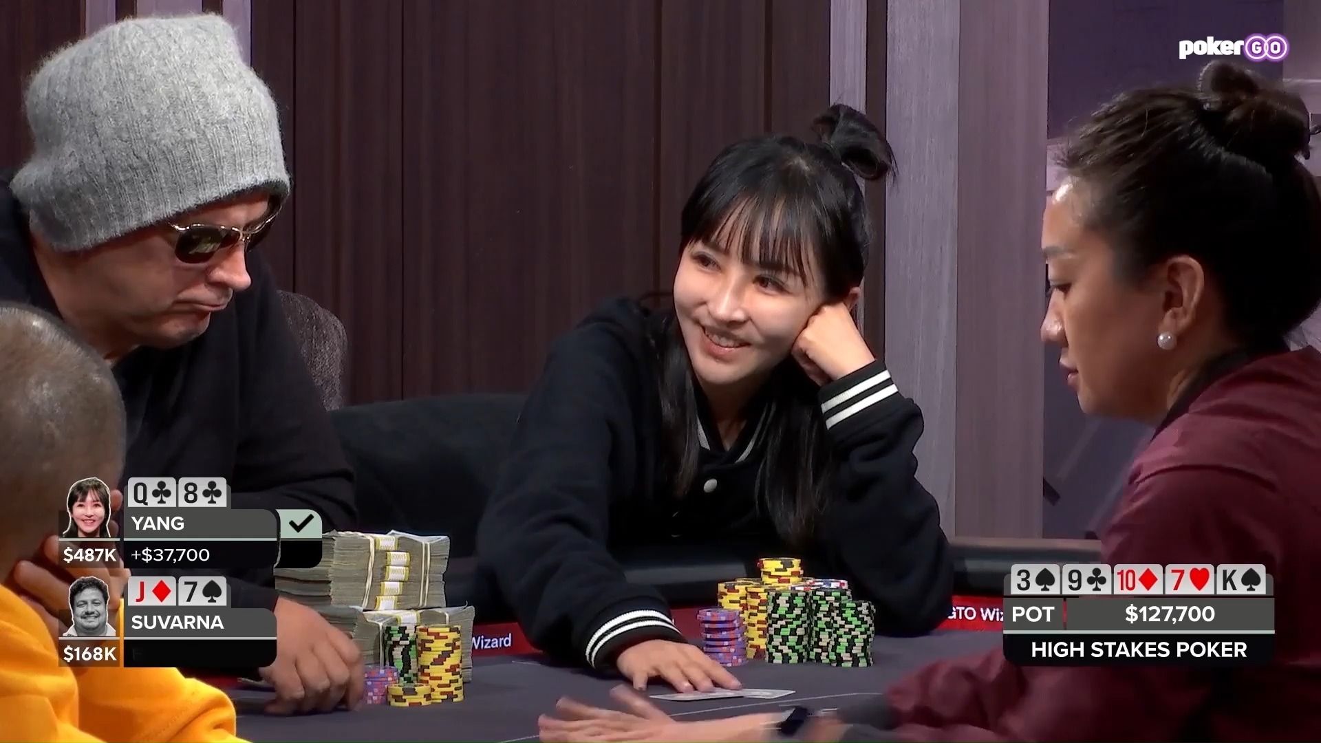 【大鹏德州扑克】诚信德州，不中就偷！华人美女VIVIAN！