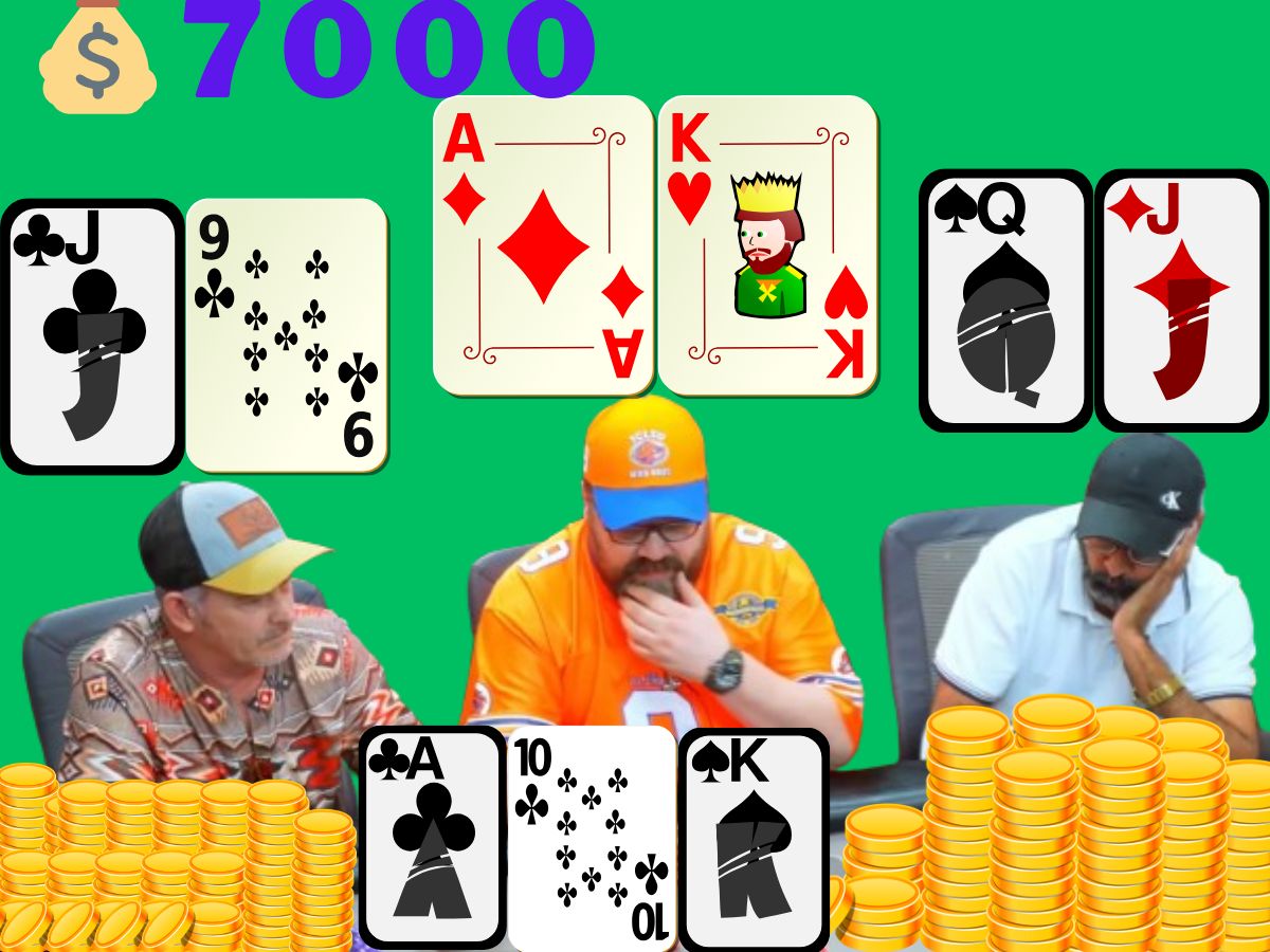 三大冤家牌碰撞 创造7000美金底池！$1/$2《卡牌俱乐部》