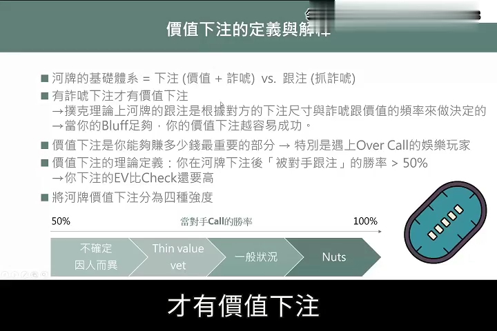 小六会员视频 .River的策略，价值下注  8