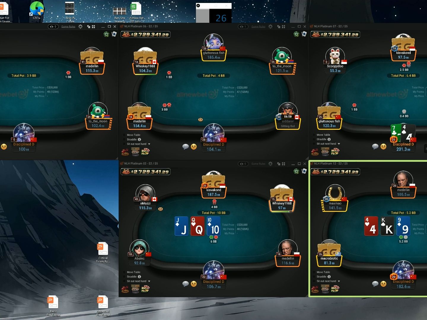 德州GG Poker NL500 Live Session 【原来我也能中牌2】