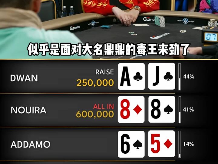 【德州扑克】翻牌前跑马！毒王不毒？