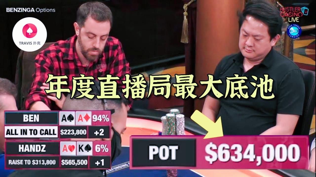 德州撲克  開播以後史上最大底池400萬人民幣 AA撞上AK  今年最離譜最瘋狂的超高額牌局，沒有之一 (3) Keating被歐洲大叔連續錘，然後歐洲大叔全部