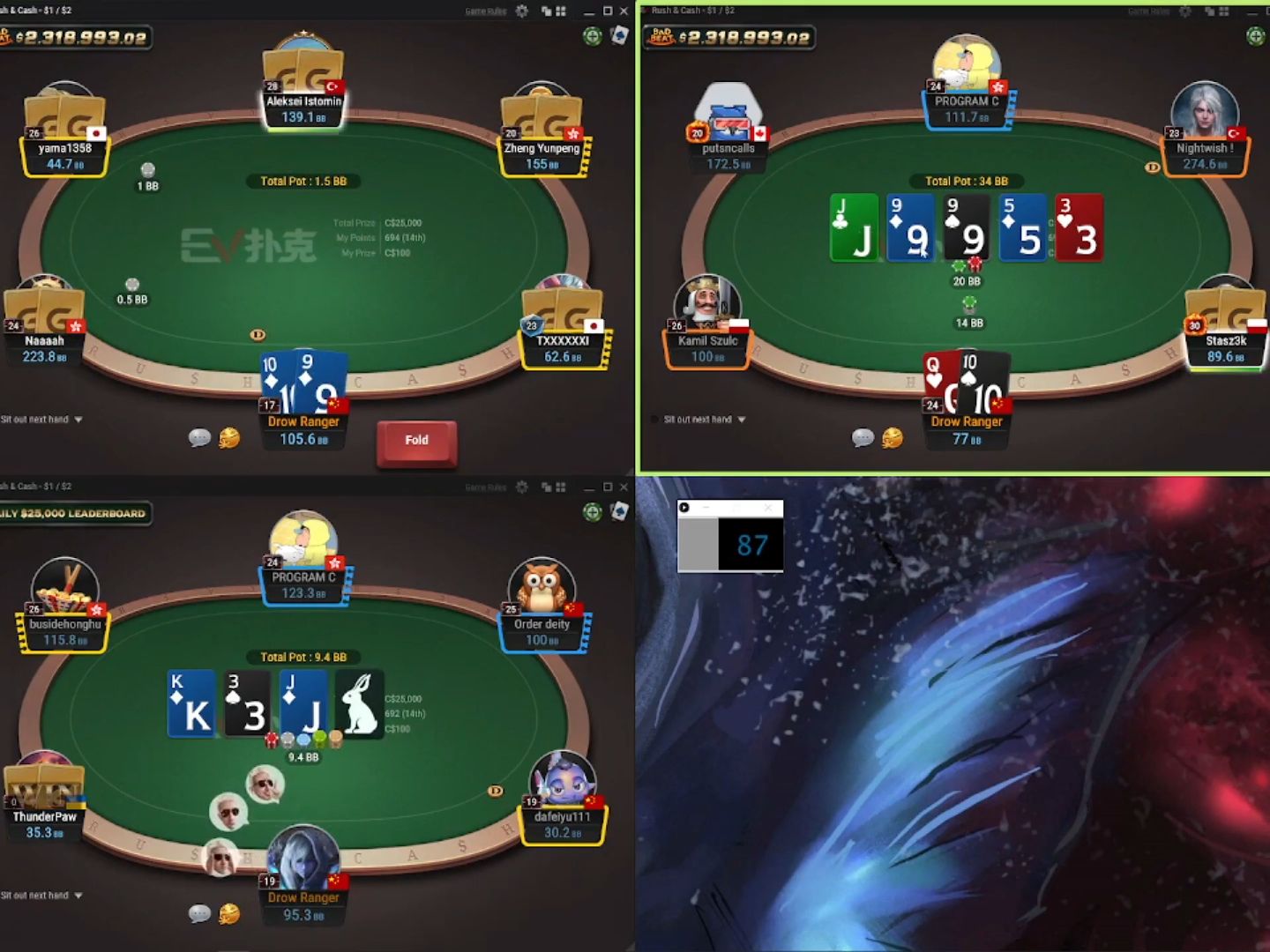 德州GG Poker 200RNC Live Session (中文解说1)