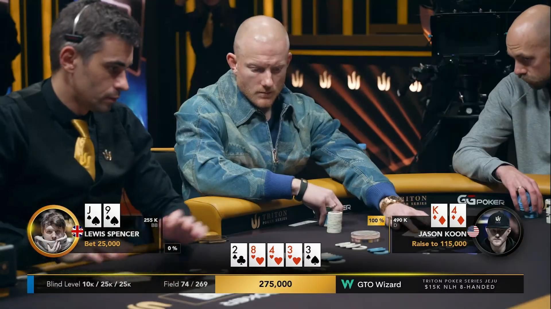 【传奇扑克】济州岛2024超级豪客赛系列#MTT15K买入day1 第八集