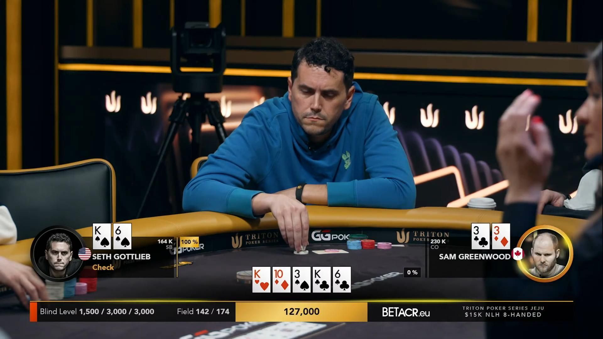 【传奇扑克】济州岛2024超级豪客赛系列#MTT15K买入day1 第四集