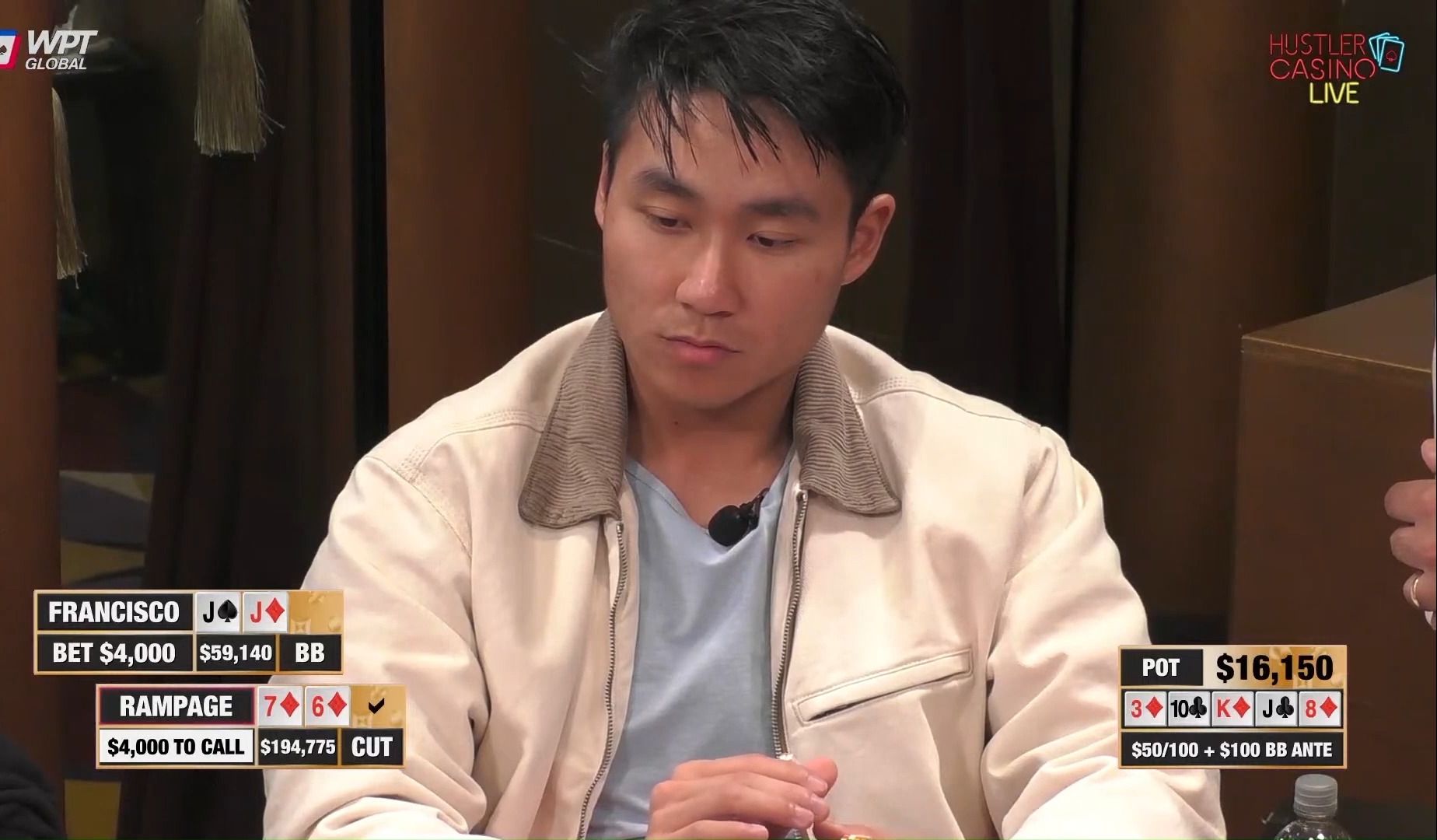 【大鹏德州扑克】面对前位阻止注，如何极限要价值？