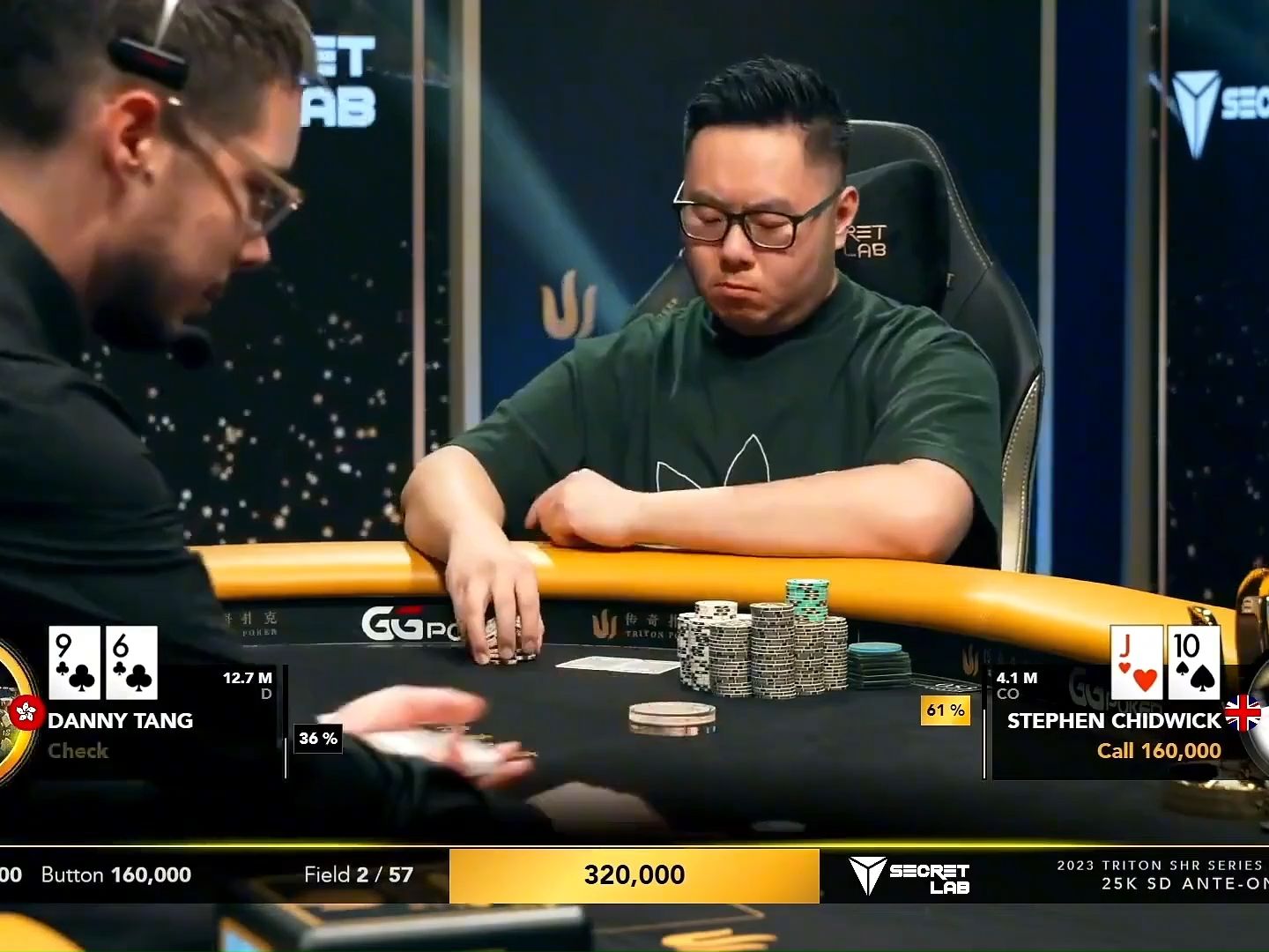 中国牌手DANNY TANG获得冠军！获胜的喜悦难以言表