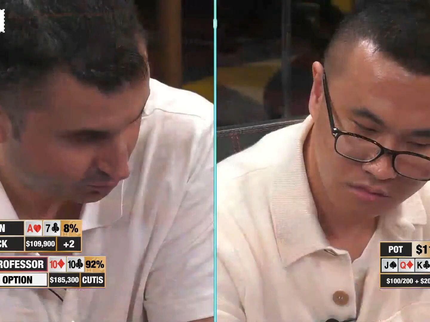 【必看德州扑克】狂输200万，于是连推三个ALL IN，然后回水了？超高额德州现金桌，17季50