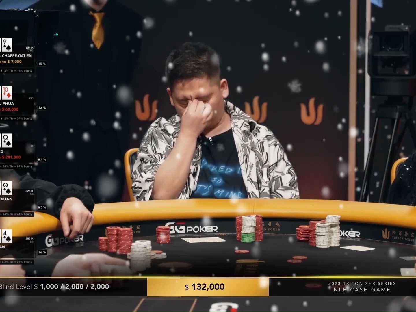 一言不合就ALLIN！打出430万彩池！