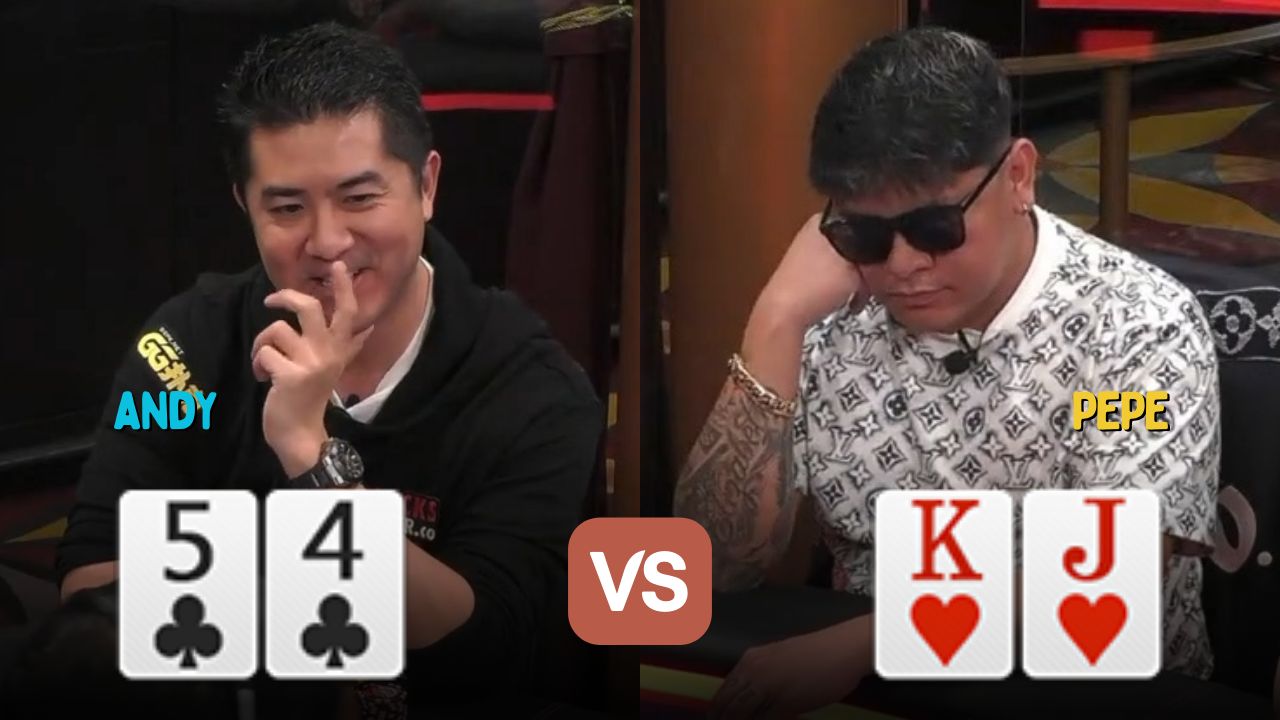 Andy翻牌小对子被raise都打不走？Pepe空气牌诈唬损失巨大…