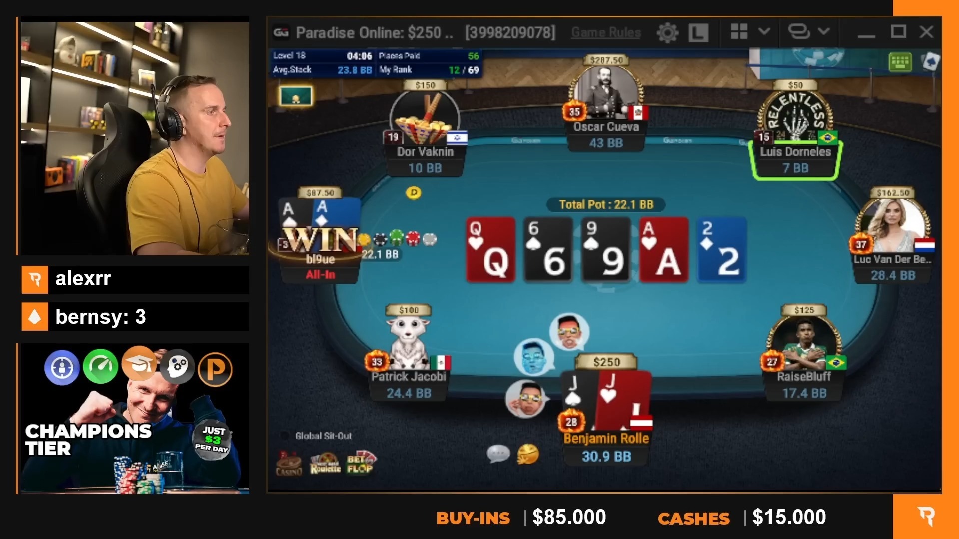 I spent $60,000 on ONE Tournament - and make my BIGGEST CALL EVER on the BUBBLE!