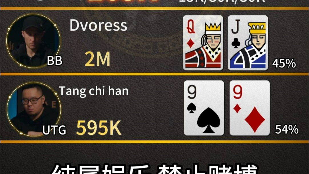 德州扑克-tang chi han 河牌极限价值下注