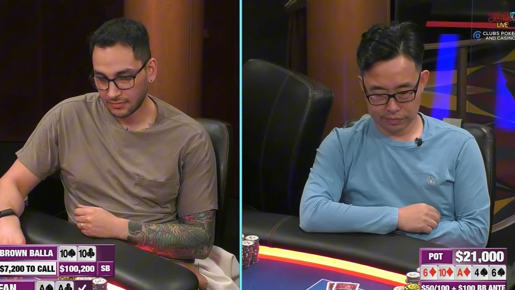 周三局的Efan老师也是幸运哥吗？高手玩家三条撞三条怎么处理？！ Hustler第2季第1集 德州扑克