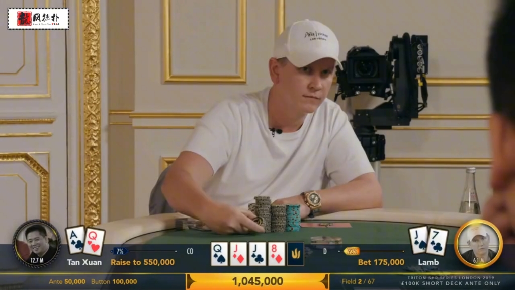 谭轩0犯错！杀穿牌桌！£100,000买入决赛！谭老板今晚也太凶了！