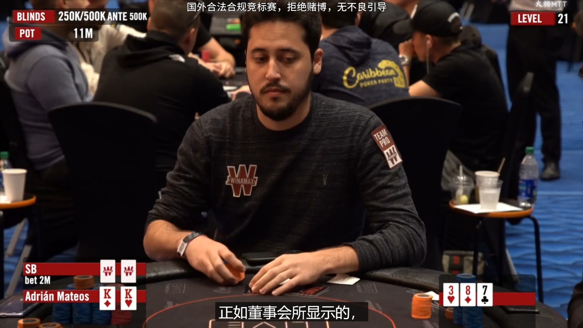Adrián Mateos2019巴哈马百万巡回赛第一视角8